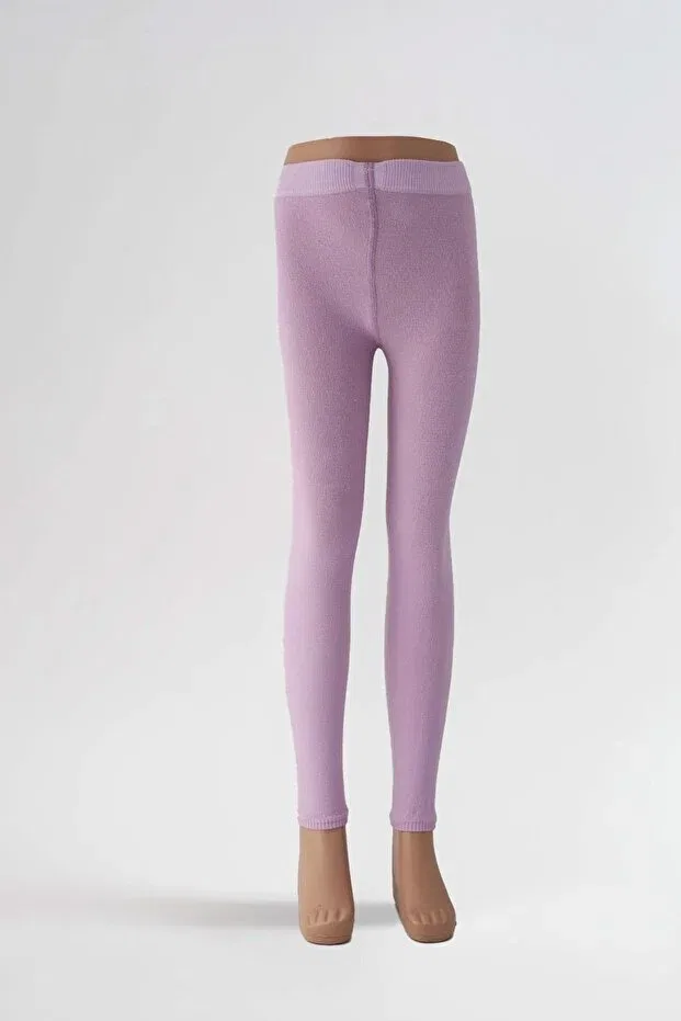 Детские леггинсы для девочек хлопковые Basics Katia&Bony, Lilac