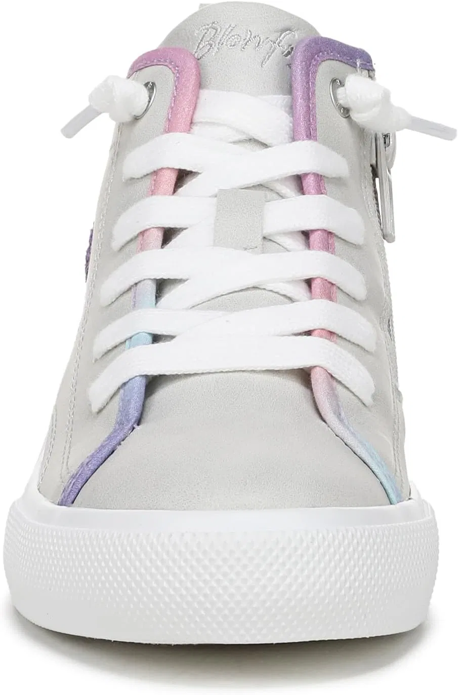 Детские кроссовки для девочек Vibin-k Blowfish Malibu, Grey/Pink/Purple Glitter — фото 2