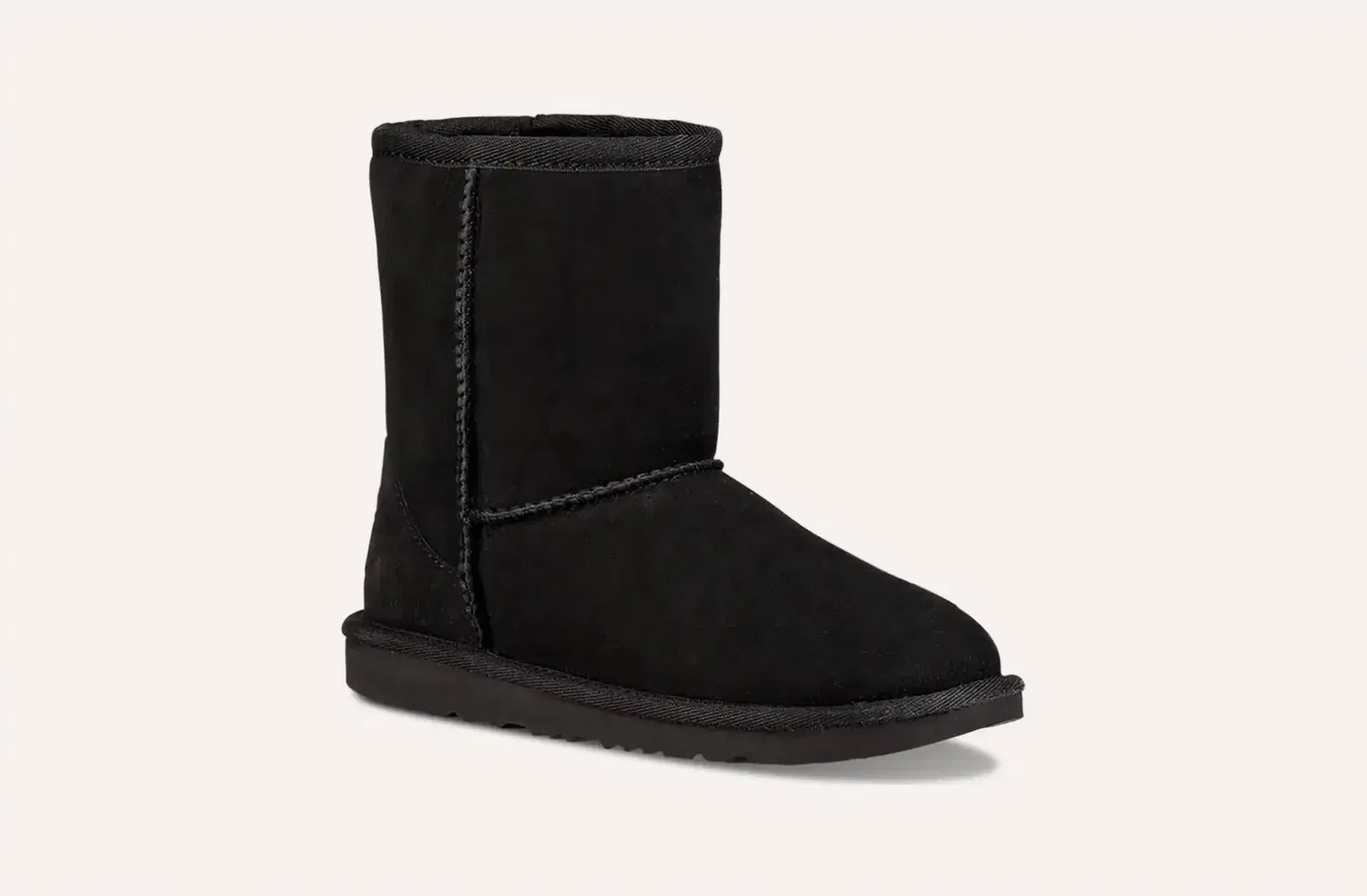 Детские классические зимние ботинки UGG Classic II, черный — фото 2
