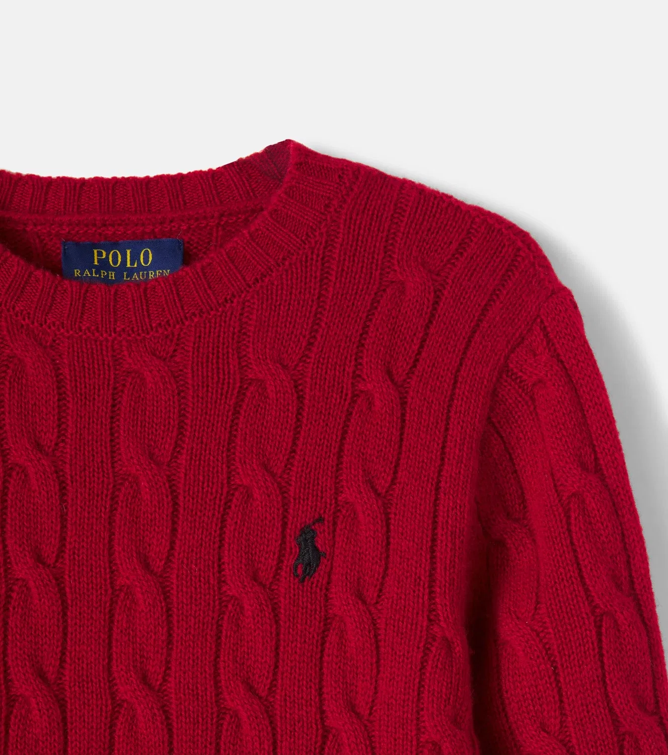 Свитер шерстяной Polo Ralph Lauren Kids, красный — фото 4