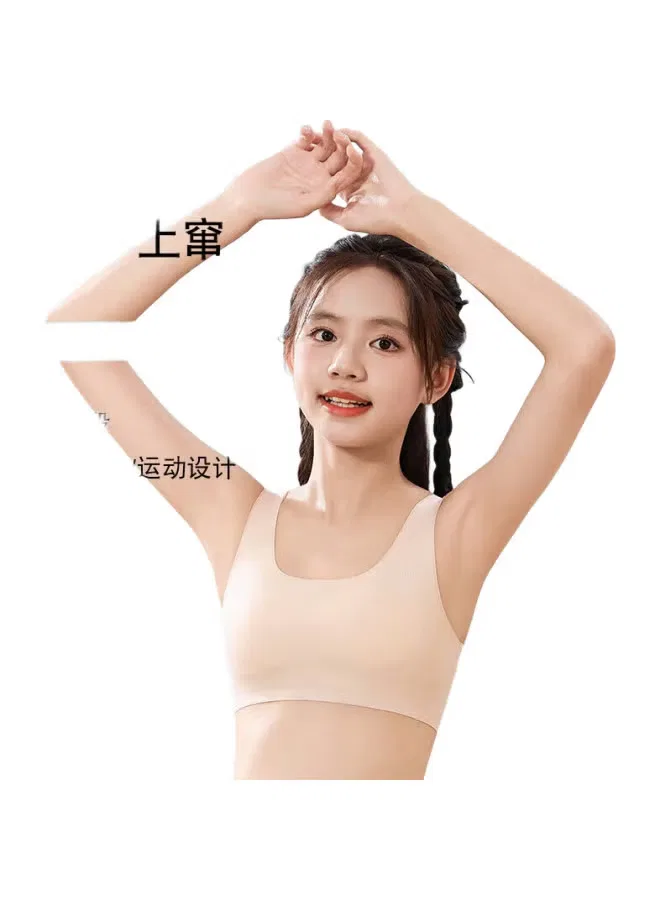 Бюстгальтер-жилет для подростков с поддержкой Xueximan, белый — фото 2