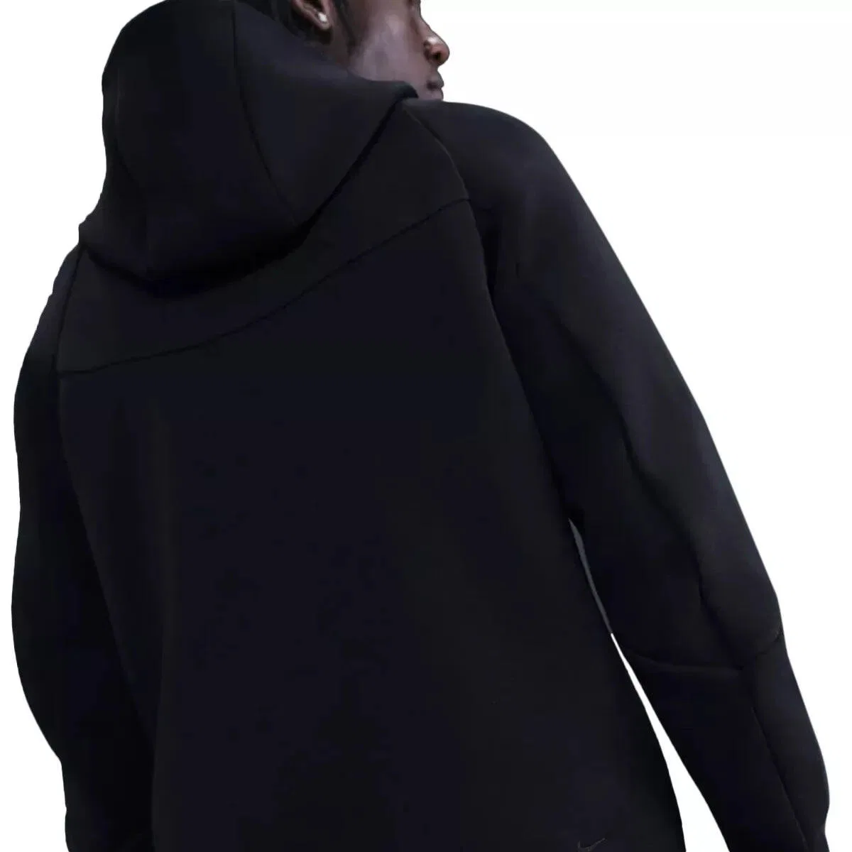 Мужское худи Tech Fleece Windrunner Nike, Schwarz — фото 4