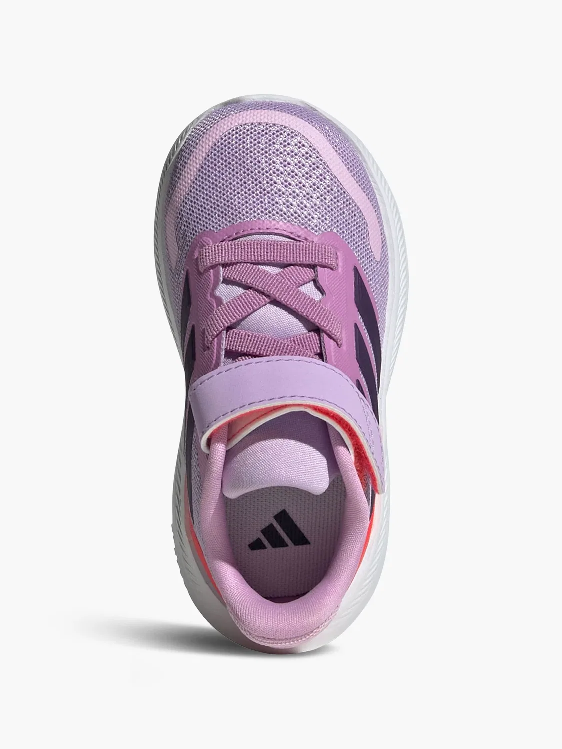 Детские тренировочные кроссовки с полосками Adidas Runfalcon 5, фиолетовый — фото 2