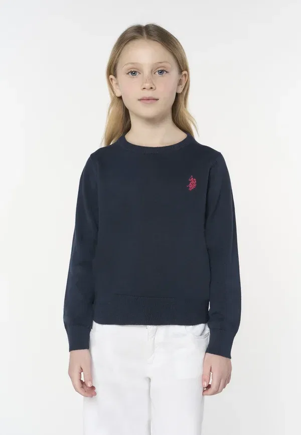Худи хлопковое U.S. Polo Assn., синий