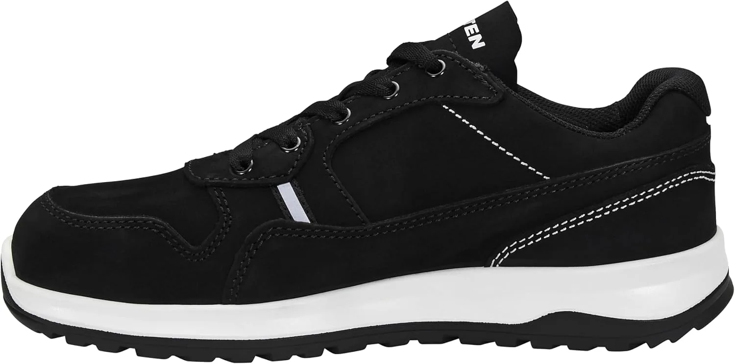 Защитные ботинки ELTEN Journey Black Low ESD S3S, для мужчин и женщин, кожаные, со стальным защитным носком, легкие, спортивные, черный — фото 3