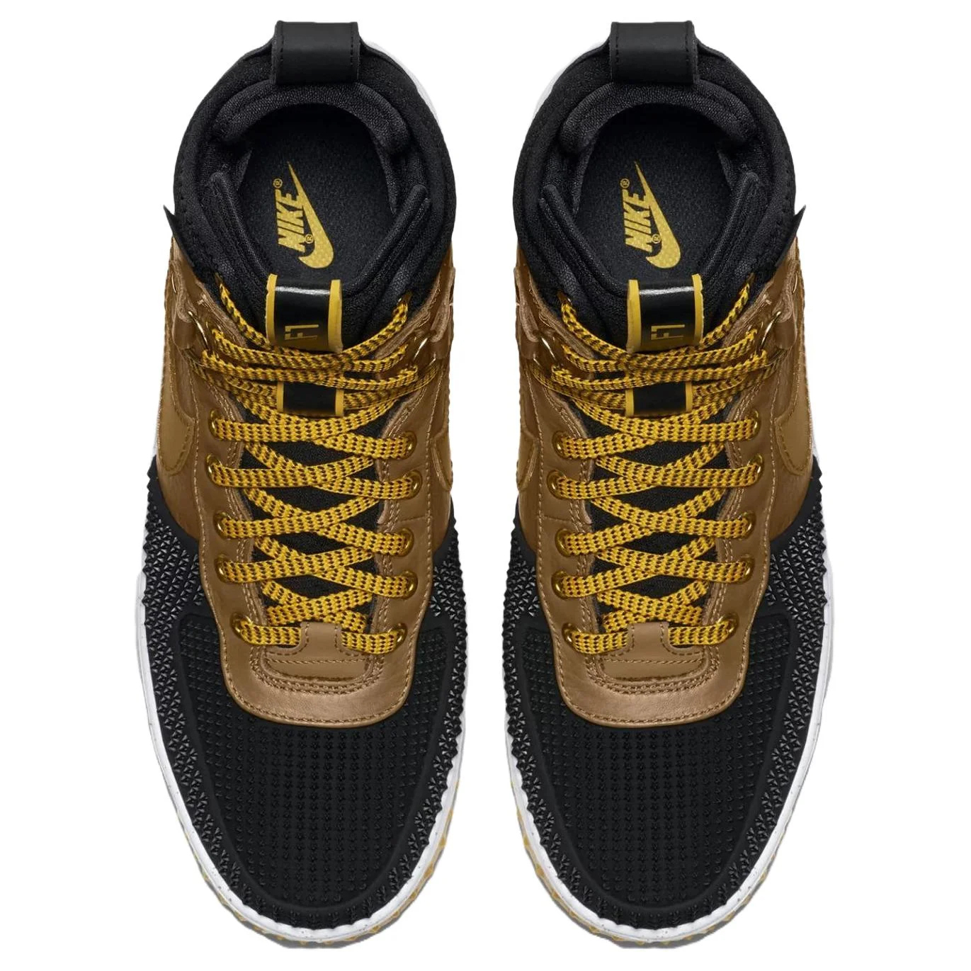 Кроссовки Nike Lunar Force 1, светло-коричневый/черный — фото 4