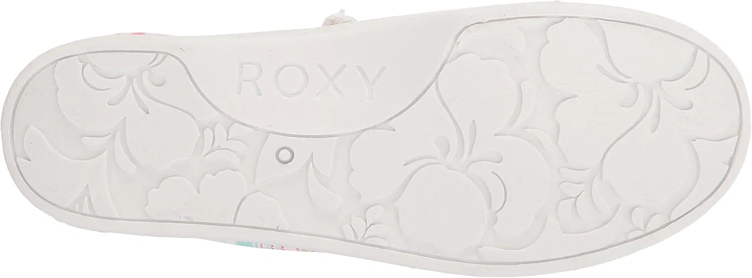 Детские кеды для девочек Roxy Rg Rory Slip on Sneaker, Stripe Barely Pink Exc — фото 4