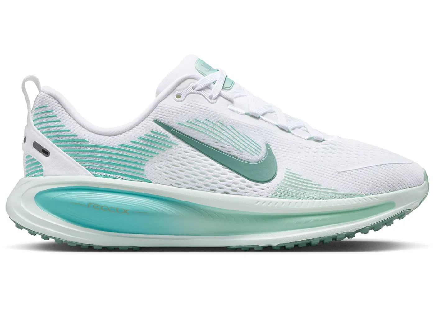 Детские кроссовки беговые Nike Vomero 18 Nike, White Bleached Turquoise Mint Foam Cannon