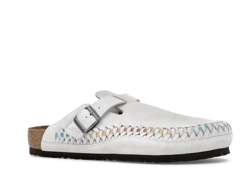 Мюли Birkenstock x Kith Boston Braided, белый — фото 2