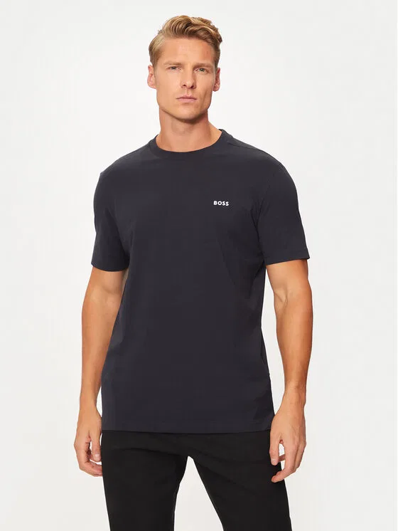 Футболка regular fit Boss, темно-синий