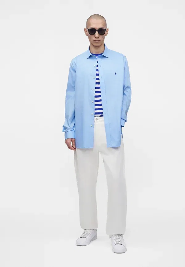 Рубашка из 100% хлопка Dress shirt Polo Ralph Lauren, Austin Blue, синий — фото 2