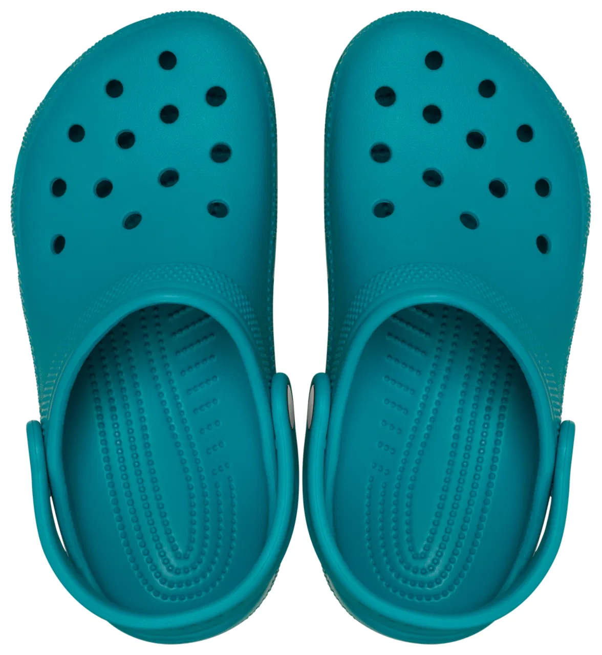 Мальчиковые сабо Classic Clogs Crocs, цвет Turbo Teal — фото 3