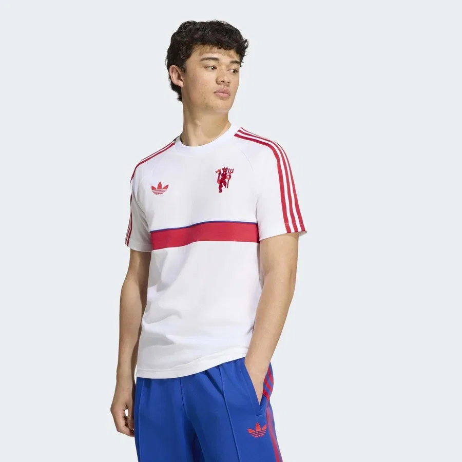 Футболка с длинным рукавом Manchester United Originals adidas, Белый