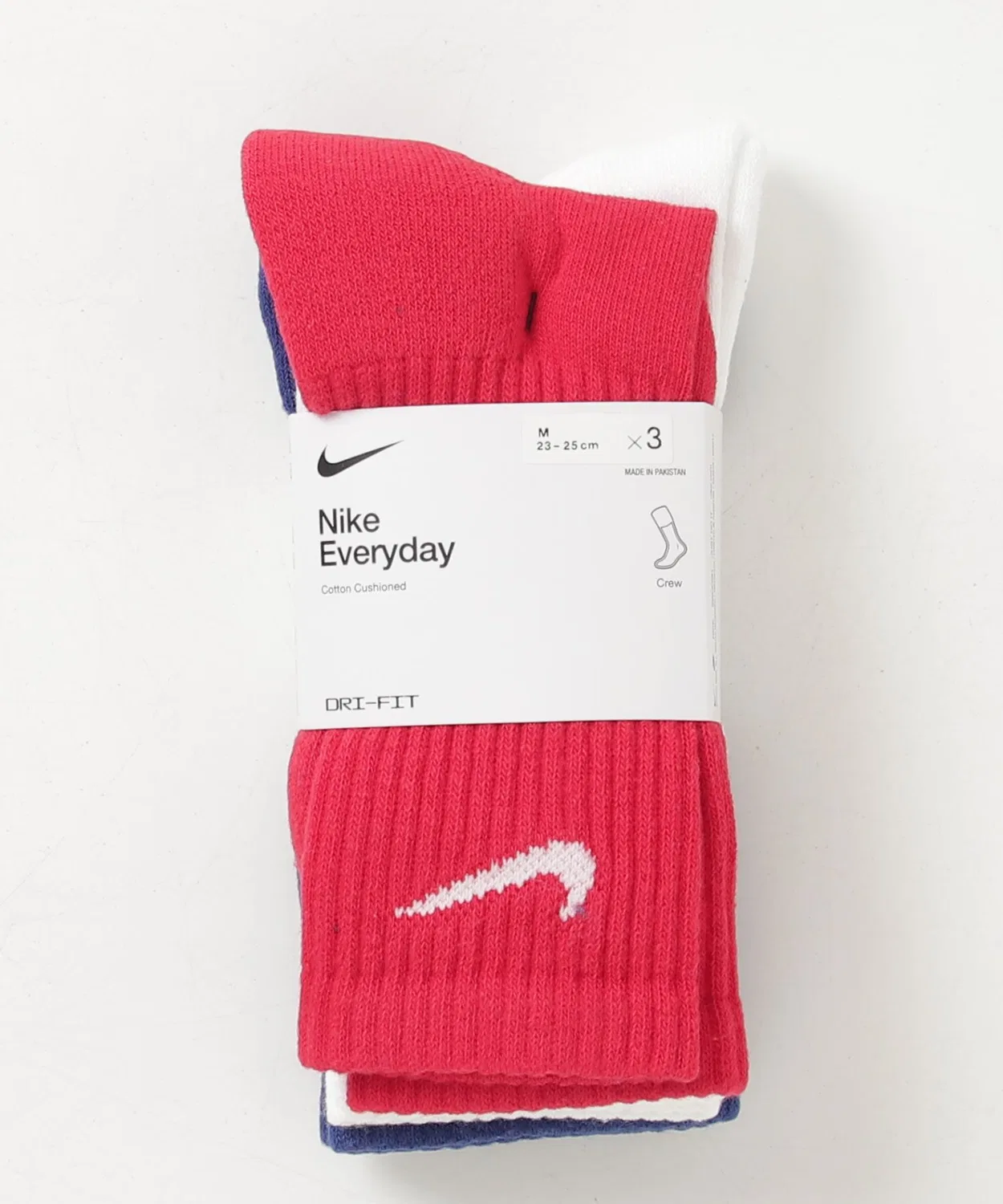 Женские носки с высокой плотностью, 3 пары, Nike Everyday Cushion Crew NIKE, Multi — фото 2