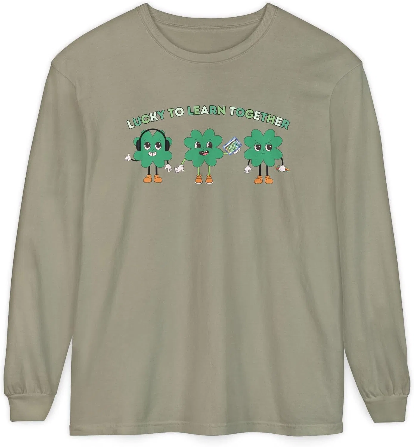 Футболка с длинным рукавом с принтом Comfort Colors, Sandstone