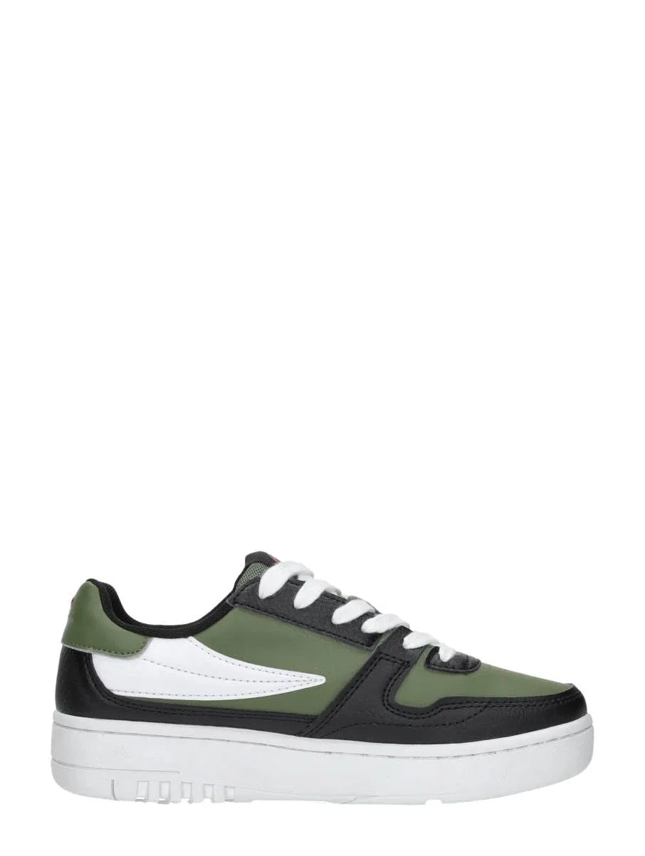 Детские кроссовки для мальчиков спортивные Fila Fxventuno Teens, Oil Green Black — фото 4