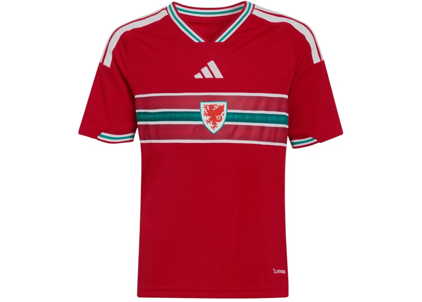 Детская футболка-джерси Wales 26 Home Jersey Adidas, Better Scarlet