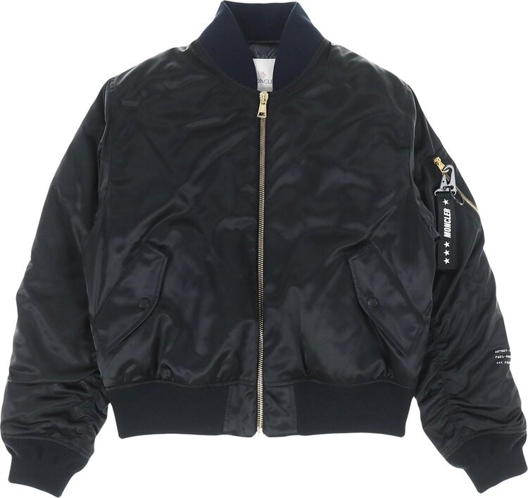 

Бомбер Moncler Genius Rassos Bomber 'Black', черный