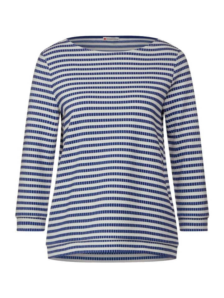 

Лонгслив Street One Langarmshirt, цвет fresh intense gentle blue