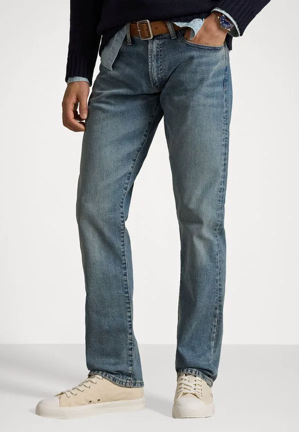 Джинсы прямого кроя hampton из эластичной ткани прямого кроя. Polo Ralph Lauren, Blue
