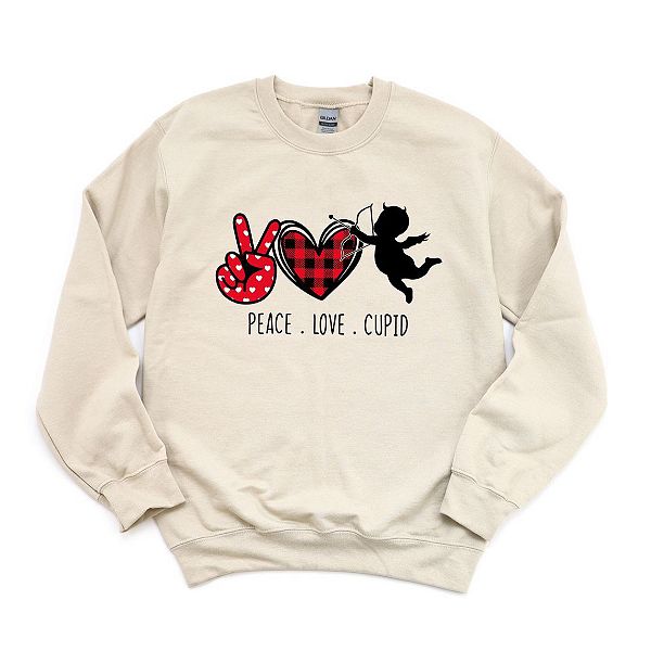 

Свитшот Peace love cupid Simply Sage Market, Dust, Зеленый, Свитшот Peace love cupid Simply Sage Market, Dust