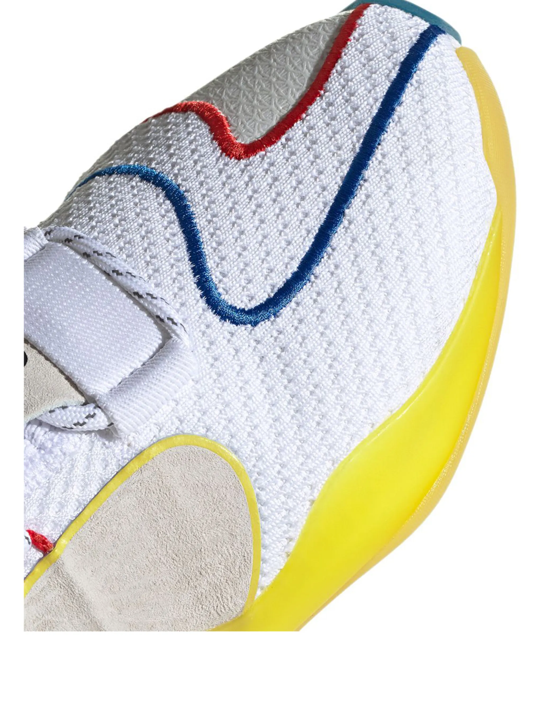 Кроссовки Crazy BYW LVL Adidas, белый — фото 3