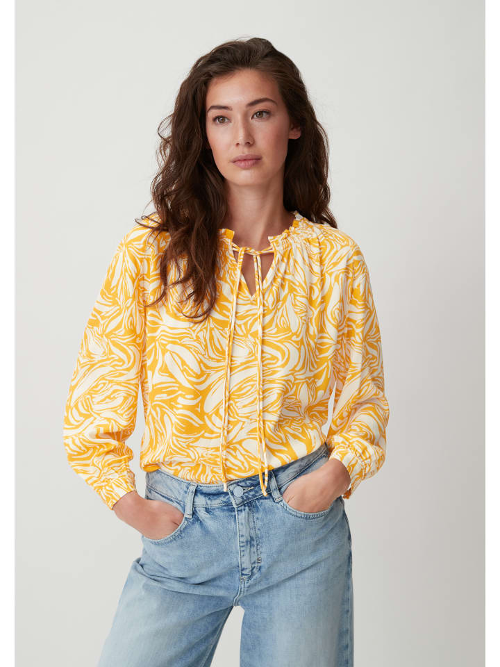 

Блуза comma CI Bluse langarm, желтый