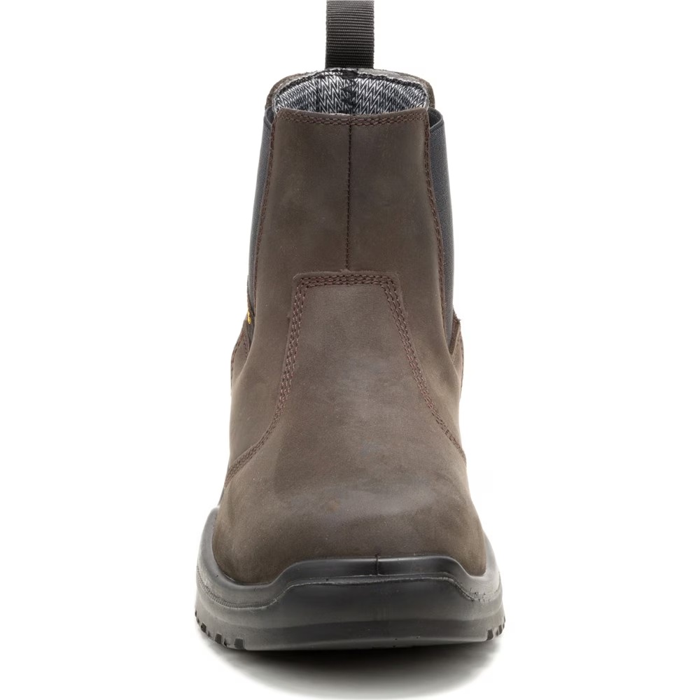 Водонепроницаемые рабочие ботинки Striver Chelsea со стальным носком Caterpillar, коричневый — фото 3