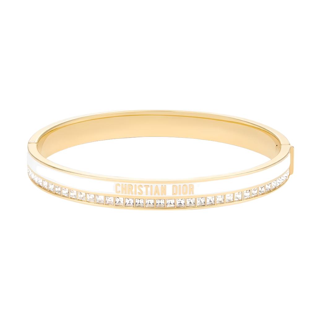 

DIOR Браслеты White Crystal для женщин, цвет Gold
