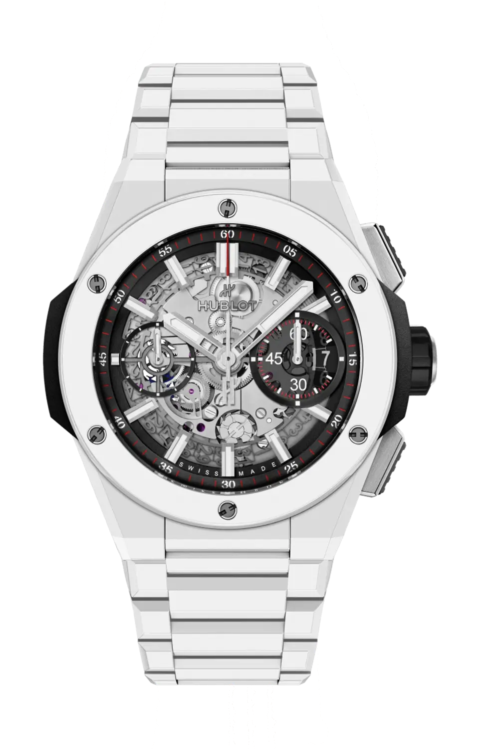 

Часы big bang integral white ceramic Hublot