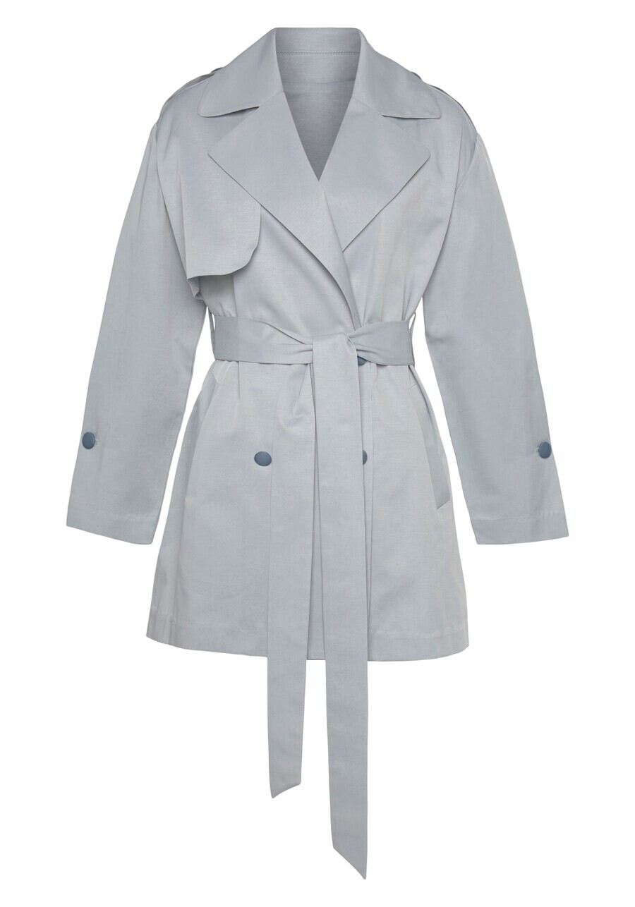 

Тренчкот LASCANA Summer Coat, серый