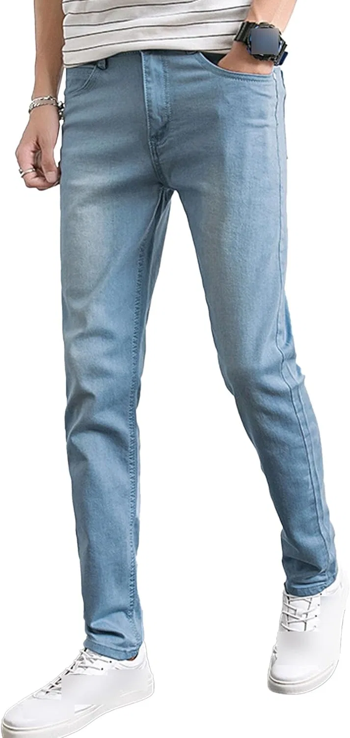 Джинсы прямые, Slim Fit, Синий