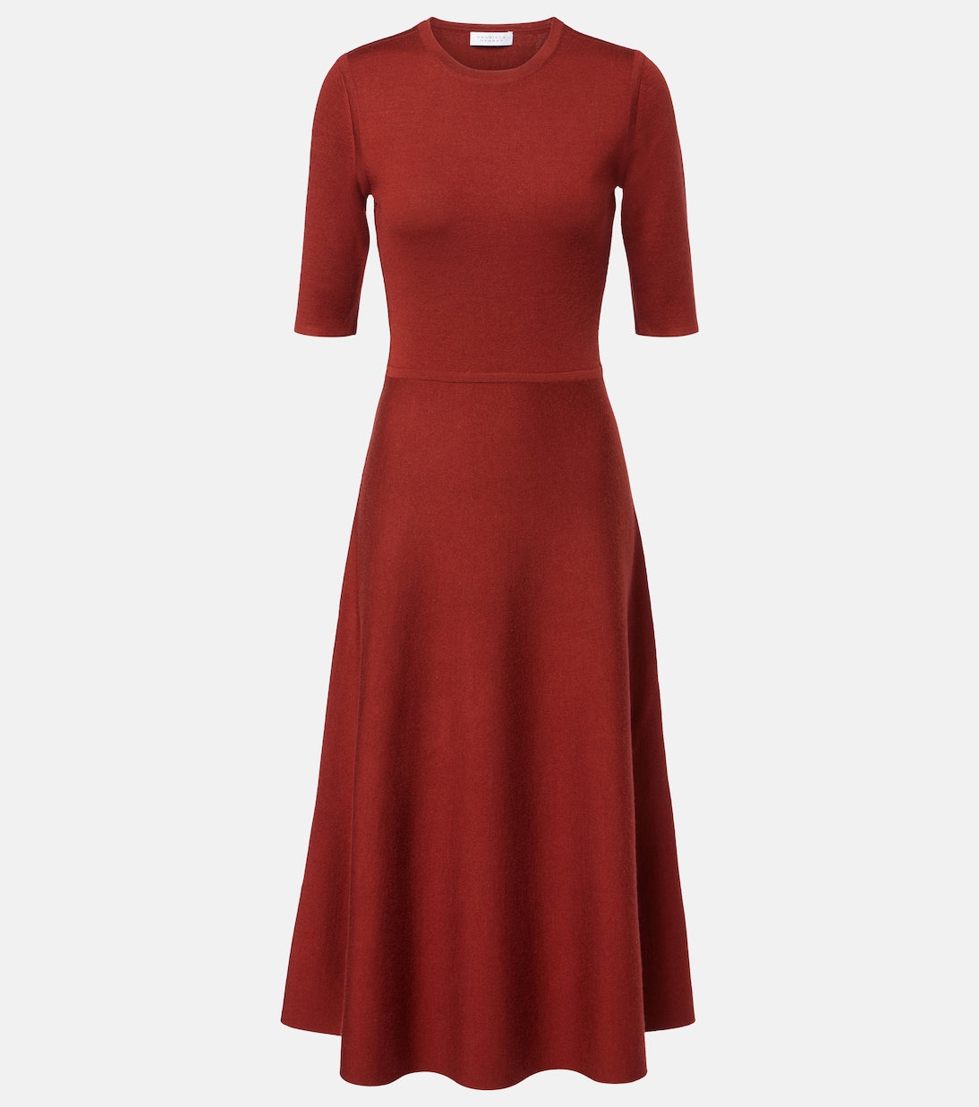 

Длинное платье из шерсти, кашемира и шелка Gabriela Hearst, Burnt Sienna
