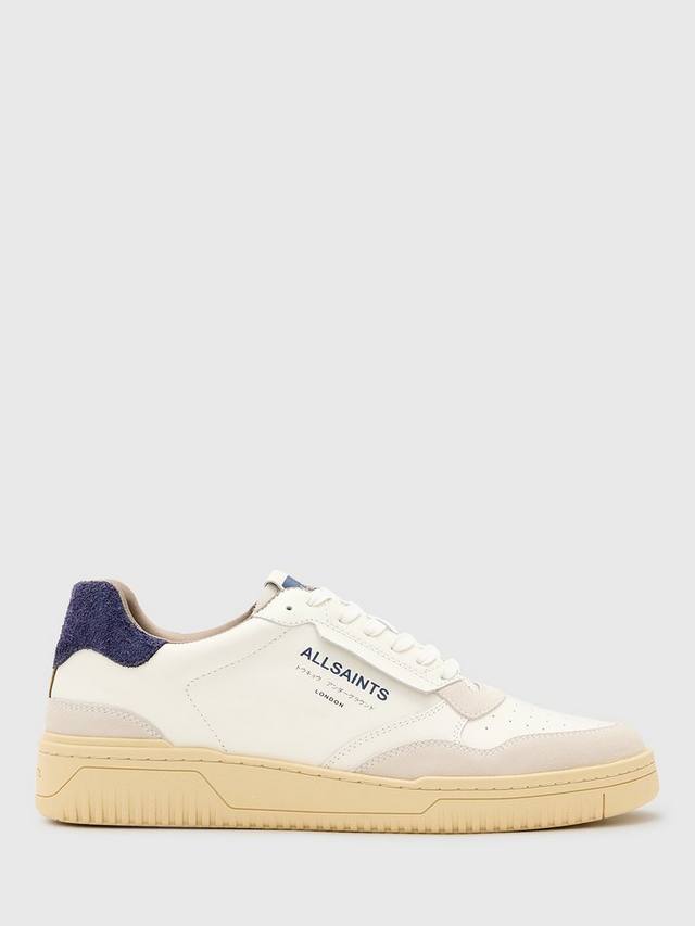 

Кроссовки с низким верхом из кожи regan AllSaints, цвет White/Blue