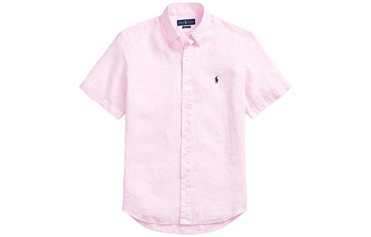 

Футболка поло мужская розовая Polo Ralph Lauren