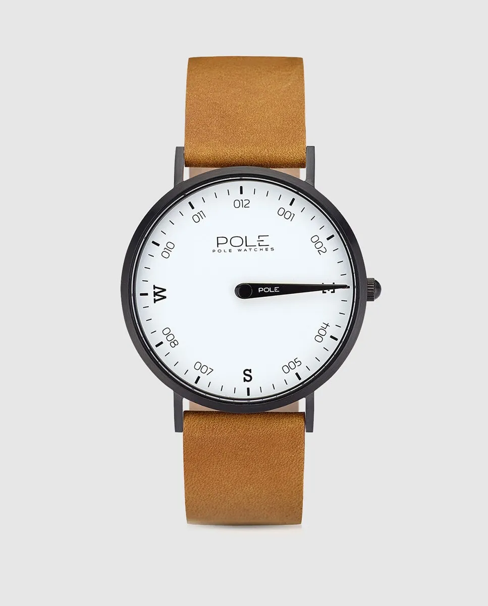

Pole Watches Compass B-1002BL-NE02 мужские часы из верблюжьей кожи, коричневый