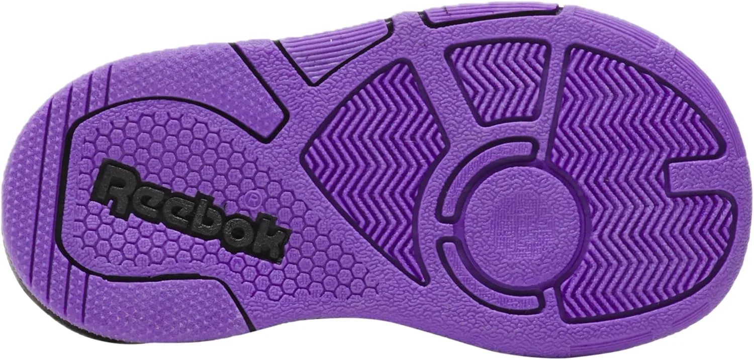 Кроссовки Reebok Unisex BB 4000 II, белый/черный/фиолетовый — фото 4