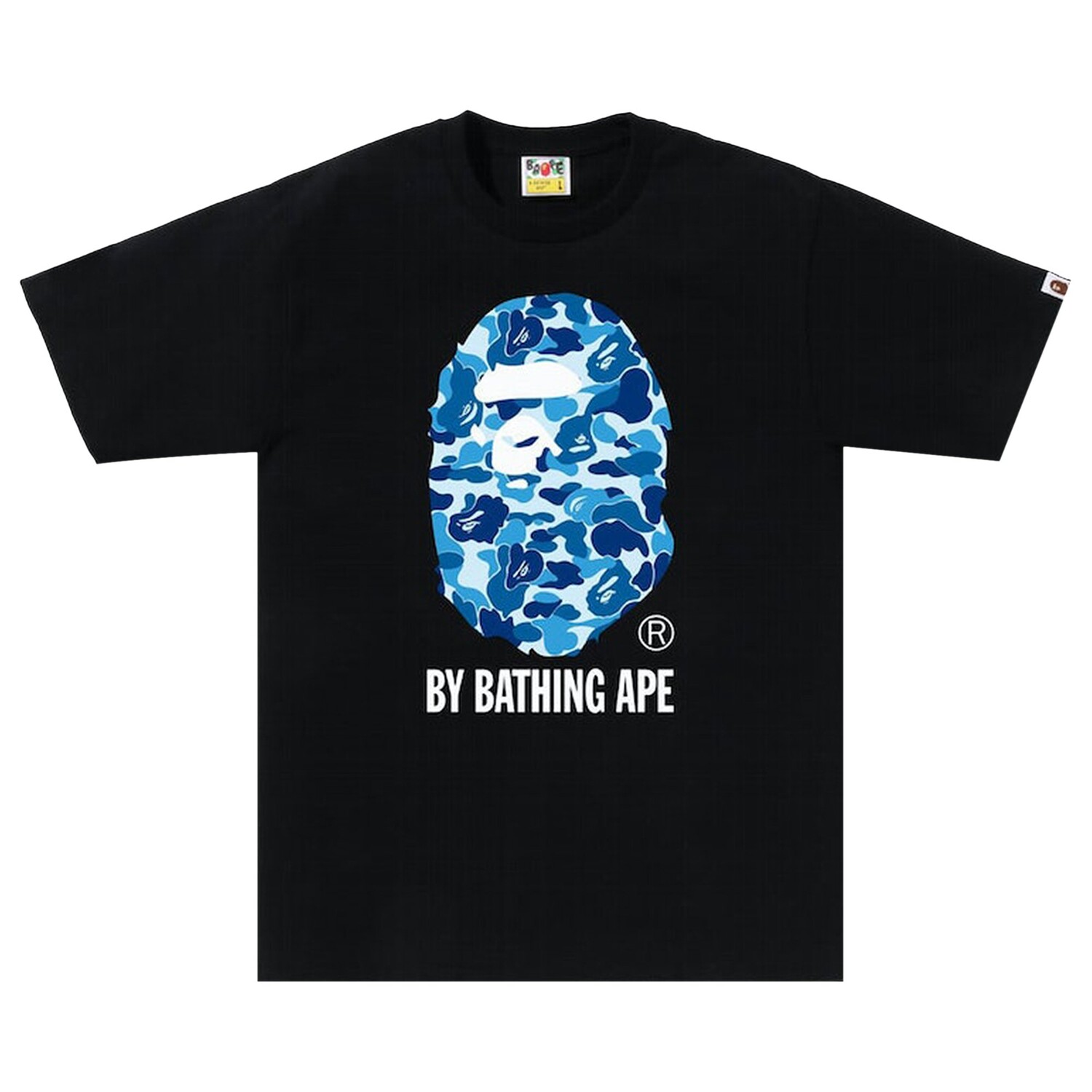 

Футболка BAPE ABC Camo By Bathing Ape, цвет Черный/Синий