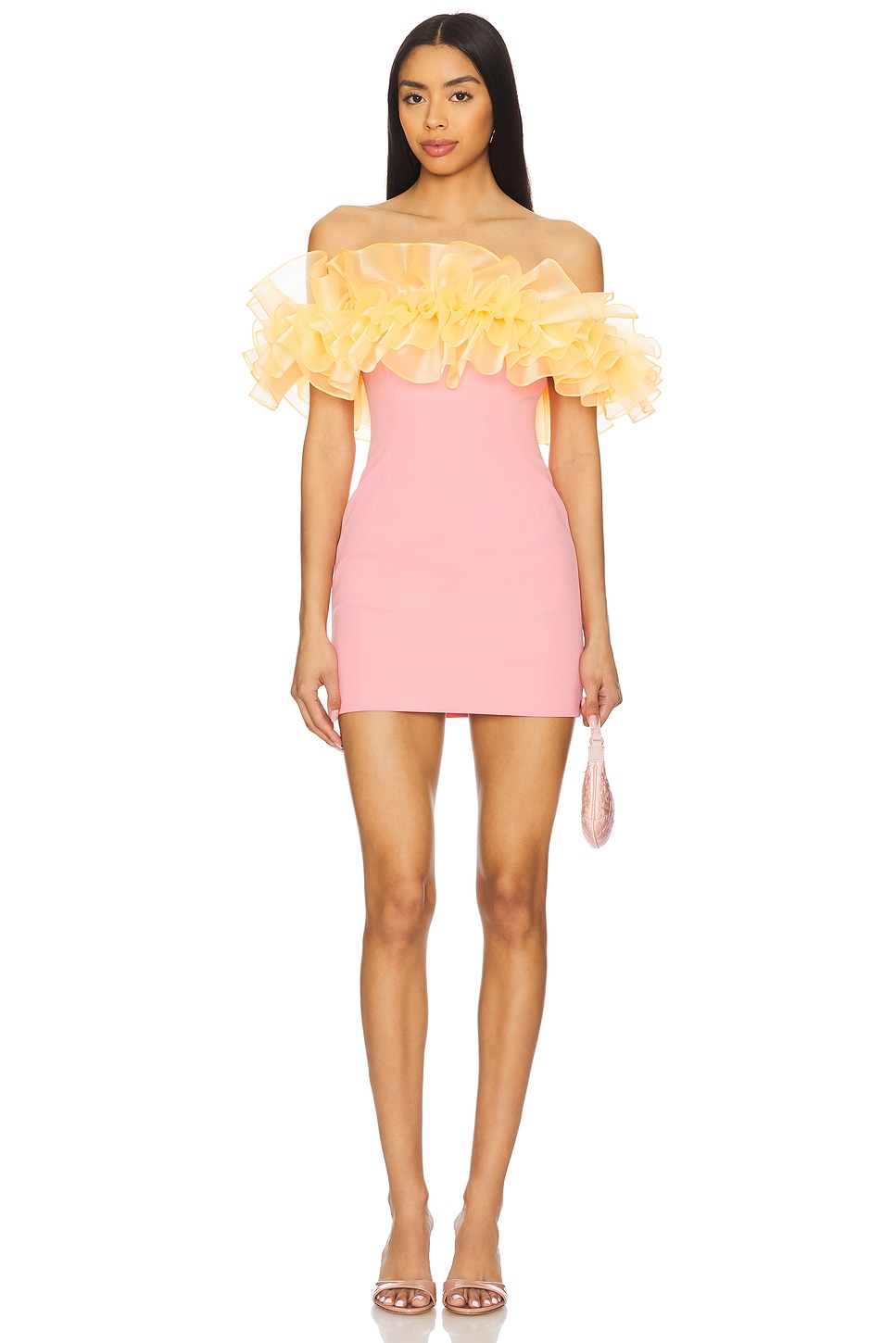 

Платье Sasha Susanna Chow, pink & orange
