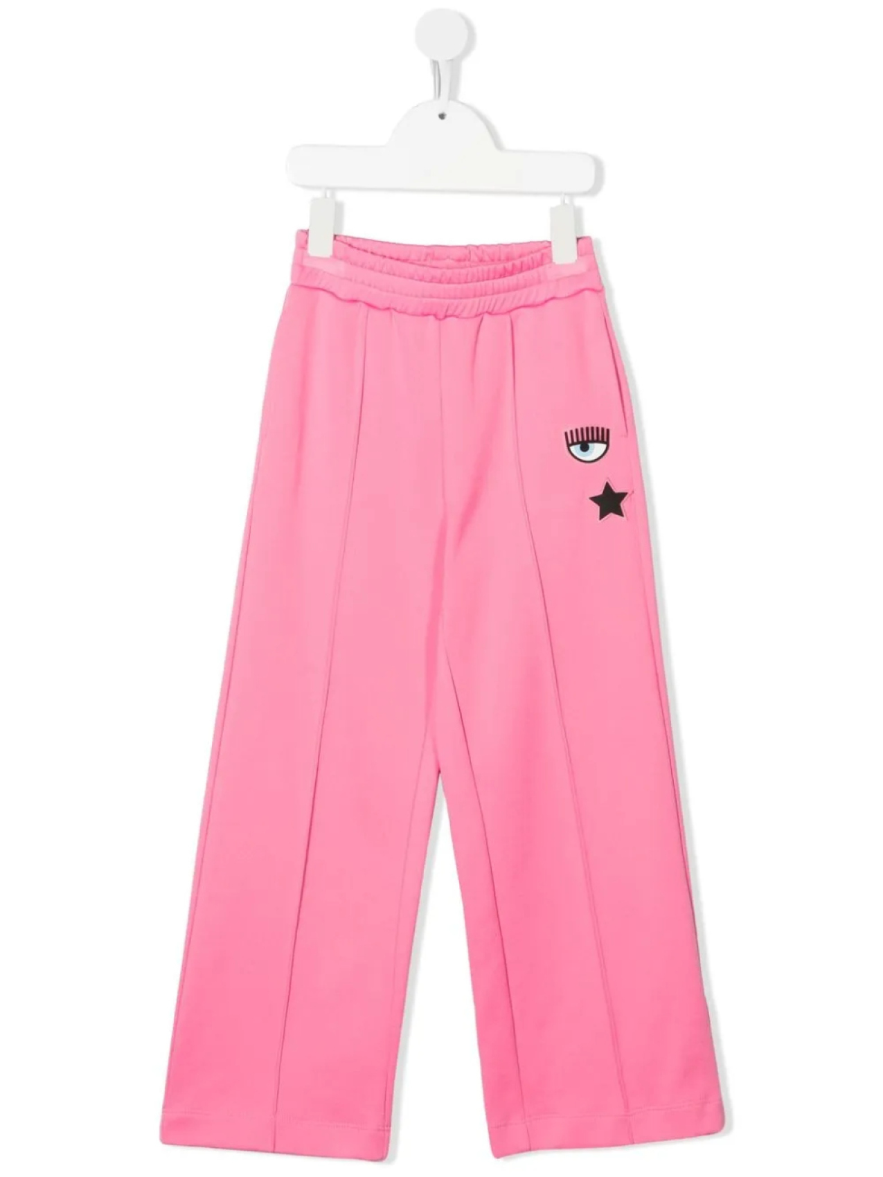 

Спортивные брюки с вышитым логотипом Chiara Ferragni Kids, розовый