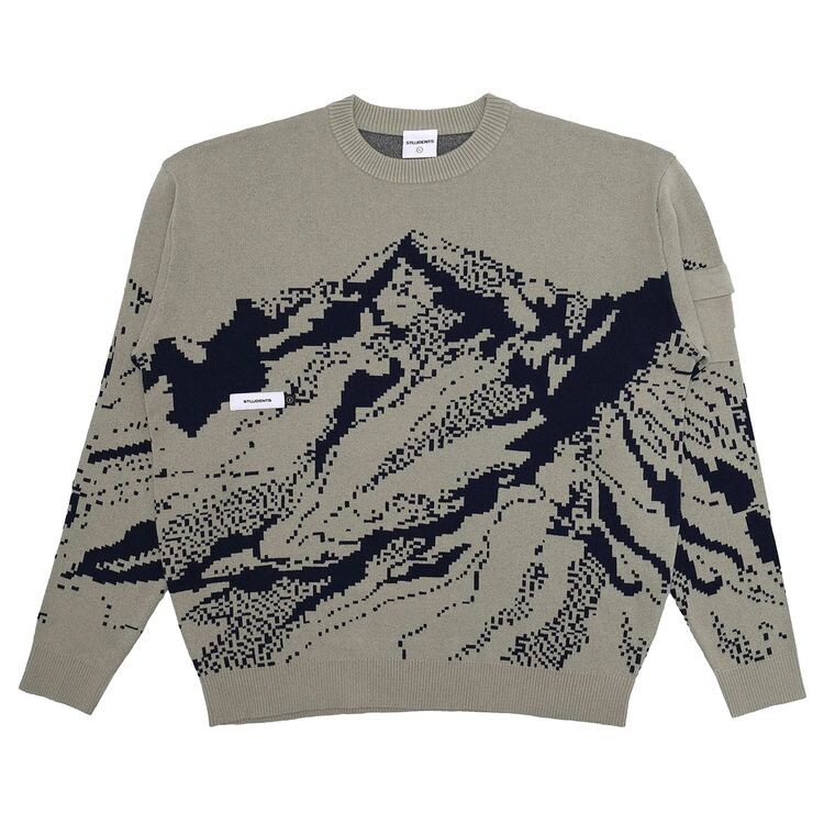 

Свитер Students Truman Long-Sleeve Knit Crew Sweater Kelp, зеленый