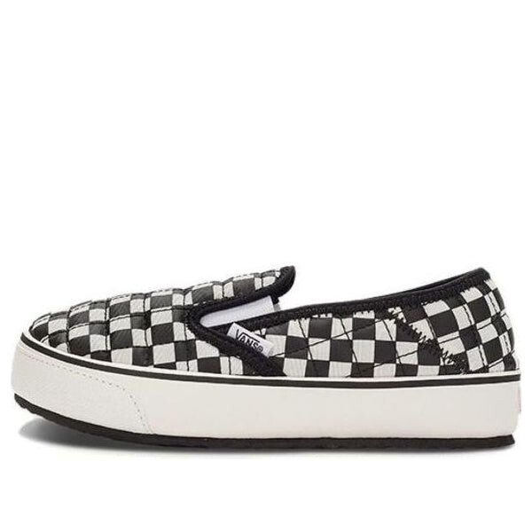 

Кроссовки slip-er2 checkerboard 'black white' Vans, черный