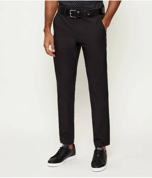 Брюки-Чиносы T_Commuter-SlimTekCo slim fit Boss Green, черный