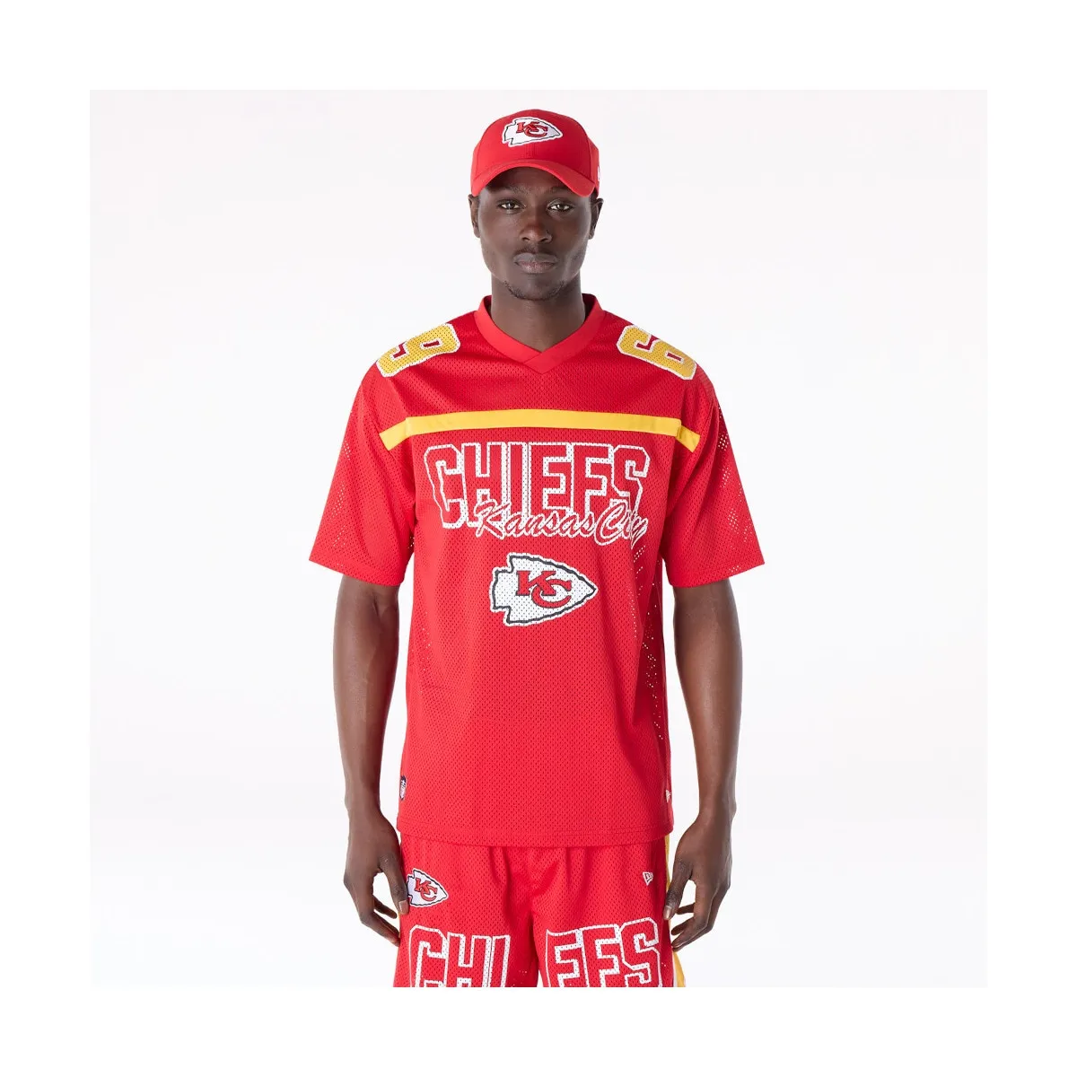 

Футболка сетка Kansas City Chiefs Nfl Graphic New Era, красный