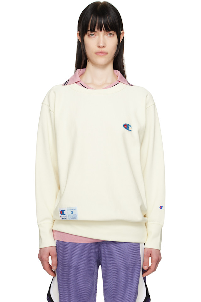 

Толстовка Champion edition UC1E4809 Undercover, цвет ivory