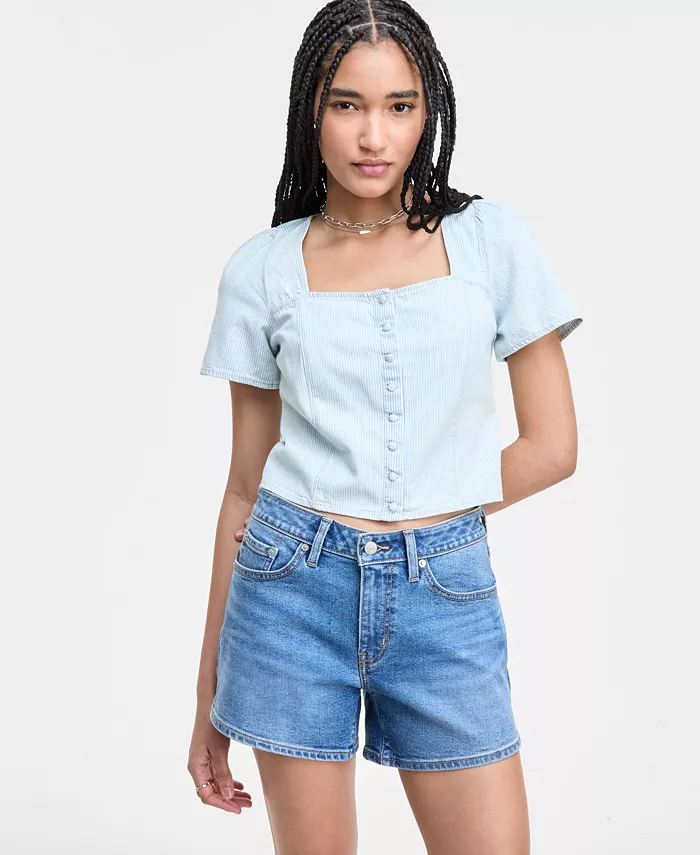 

Женская блузка Pascale Cotton с квадратным вырезом Levi's, мультиколор