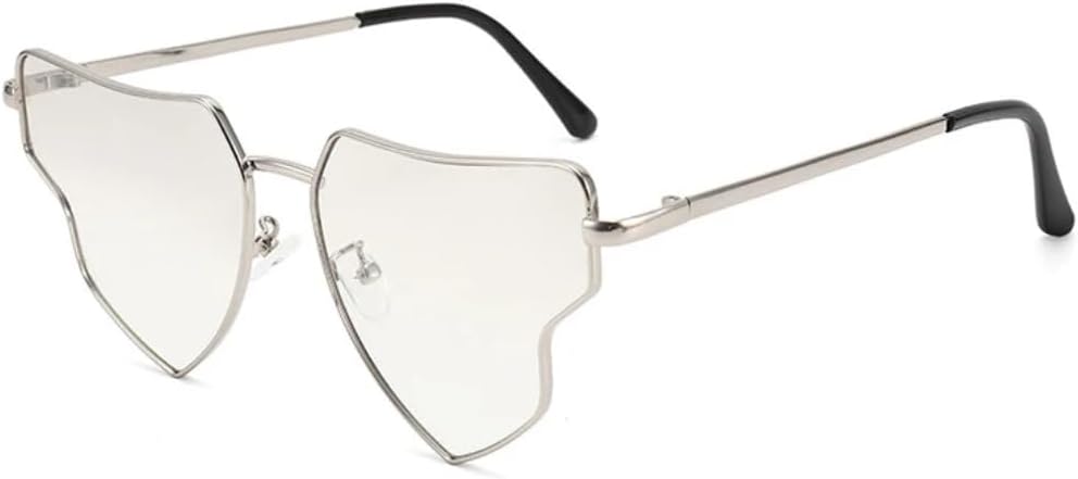 

Винтажные роскошные солнцезащитные очки в необычной металлической оправе, нестандартной формы, для женщин и мужчин, для активного отдыха, путешествий и вечеринок, с защитой от УФ-излучения UV400 TKKTLLT, Silver Silver