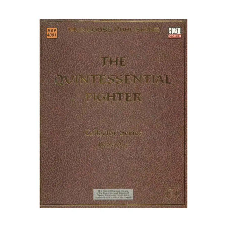 

Quintessential Fighter (1st Edition), Quintessential Collector Series (d20), мягкая обложка
