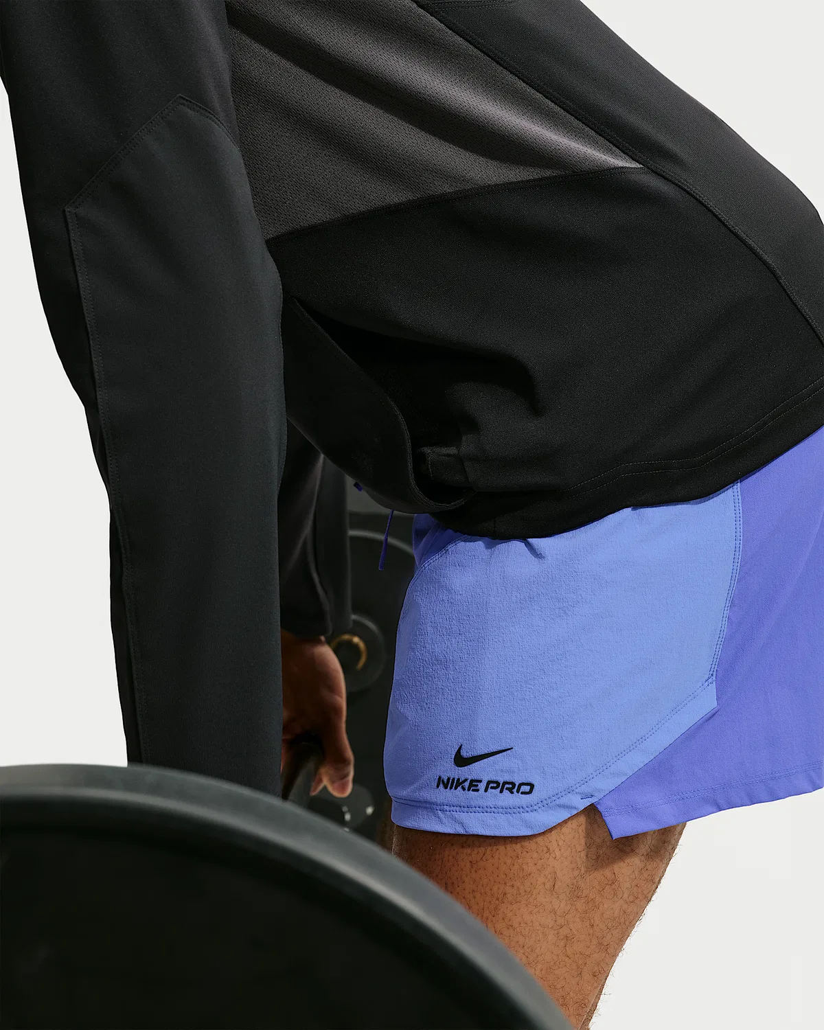 Мужские шорты Nike Pro Training Dri-FIT ADV 6", Persian Violet/Sapphire/Black — фото 4