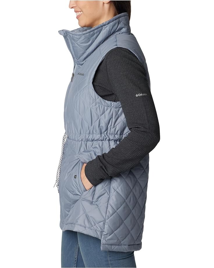 

Утепленный жилет Columbia Copper Crest Mid Vest, цвет Tradewinds Grey